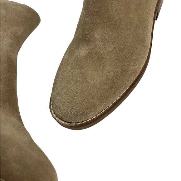 Cole Haan Size 7B Tan Sand Suede Leather Hampshire Buckle Bootie - Picture 9 of 14